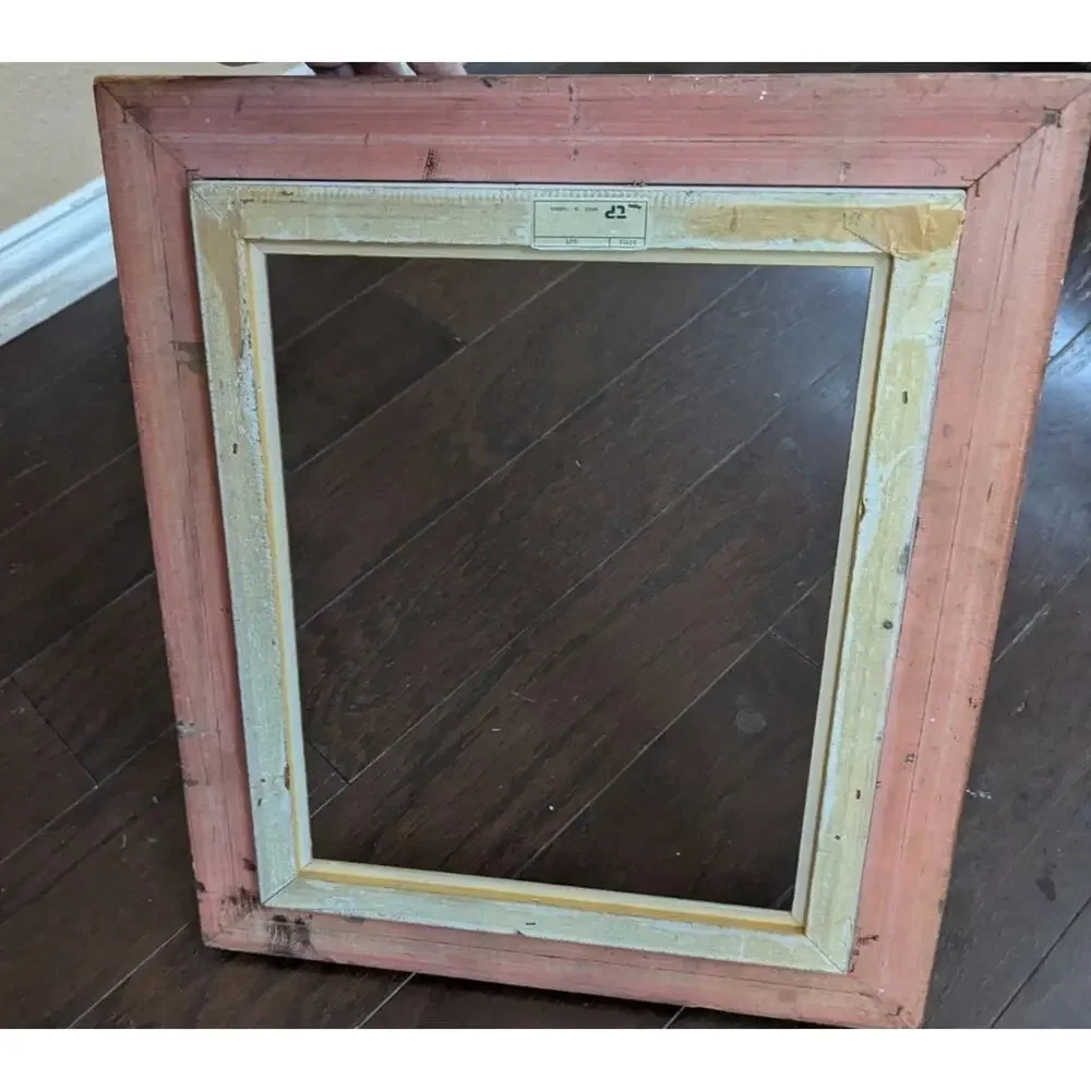 Mid Century French Style Gold Ornate Wooden Montparnasse Rococo Picture Frame